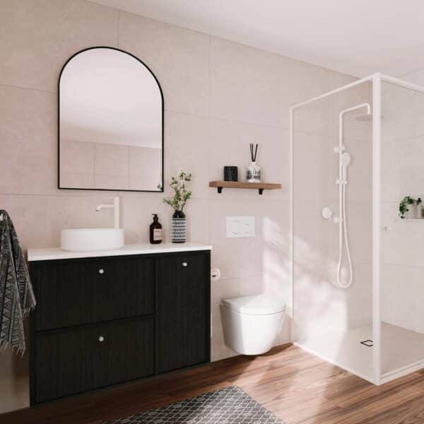 Arch Framed Mirror 600 x 900mm - Image 5