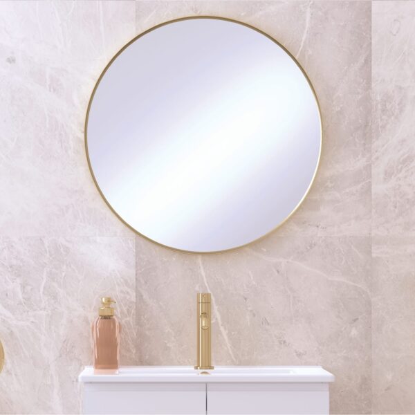 Reba Framed Round Mirror 600mm - Image 9