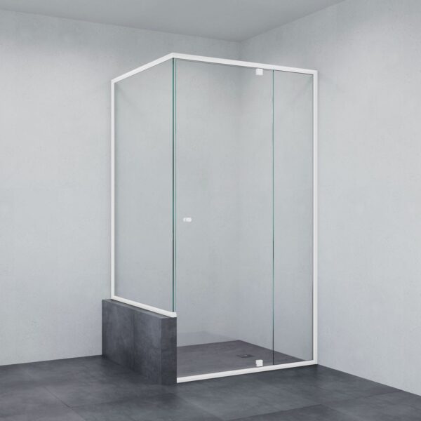 Maya 302R Shower Screen with Hob Return - Image 4