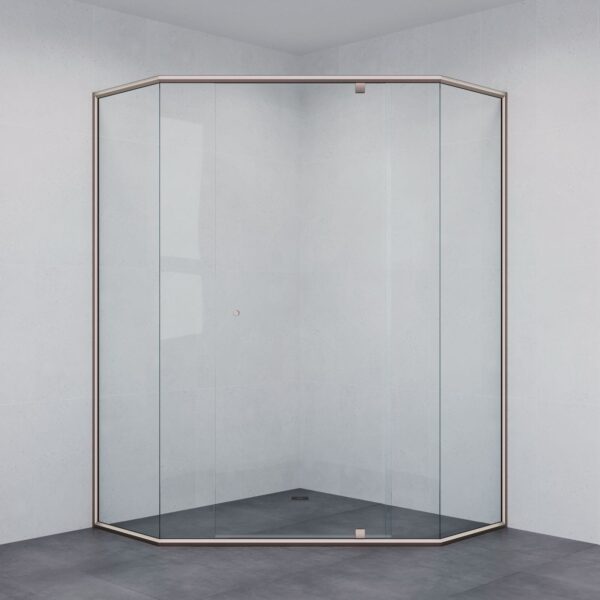 Maya 314I Shower Screen with Overlap Pivot Door - Image 6