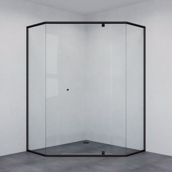 Maya 314I Shower Screen with Overlap Pivot Door - Image 4