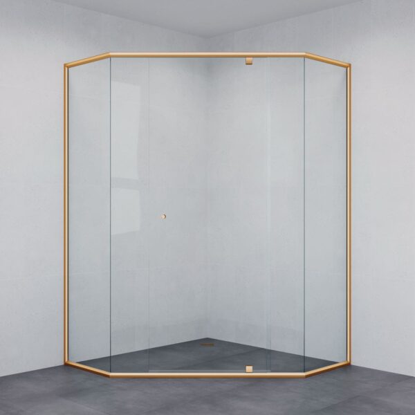 Maya 314I Shower Screen with Overlap Pivot Door - Image 5