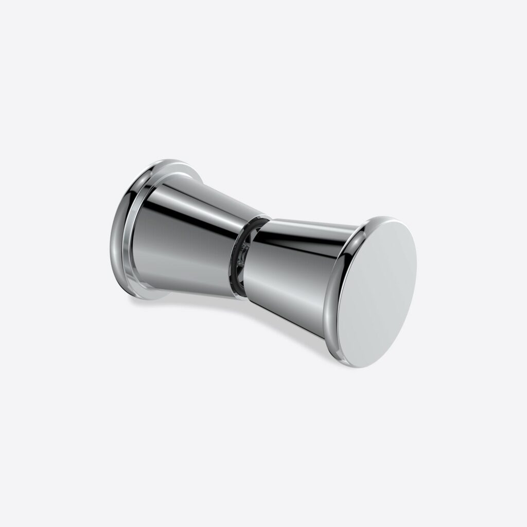 Screen Knobs Round Shower Screen Knob with Lip - Cortani Interiors