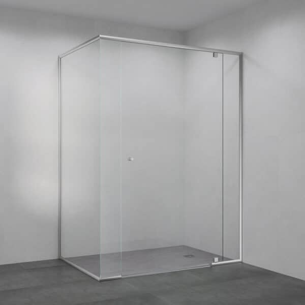 Maya Care 323I Shower Screen with Overlap Pivot Door